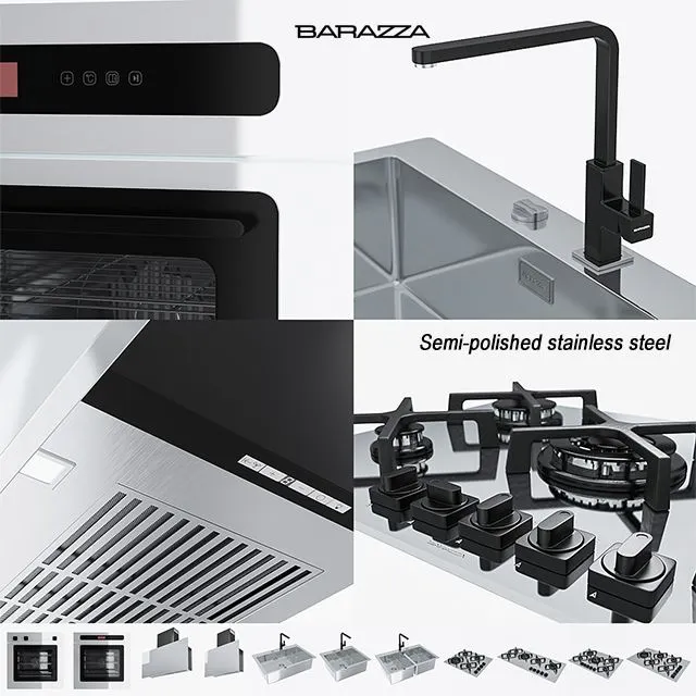 BARAZZA COLLECTIONS UNIQUE (Semi-polished stainless steel) 