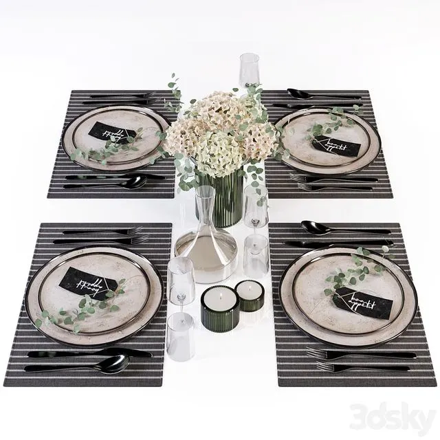 Beige Table Setting 