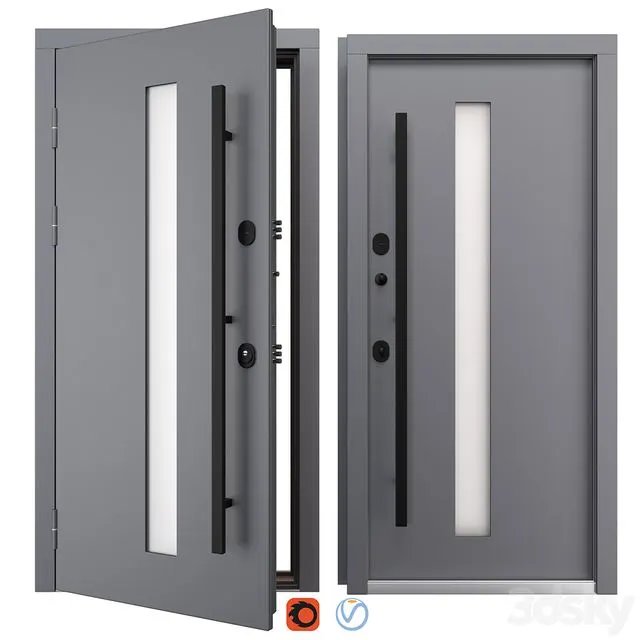 Entrance metal door Nova_038 (WISNIOWSKI) 