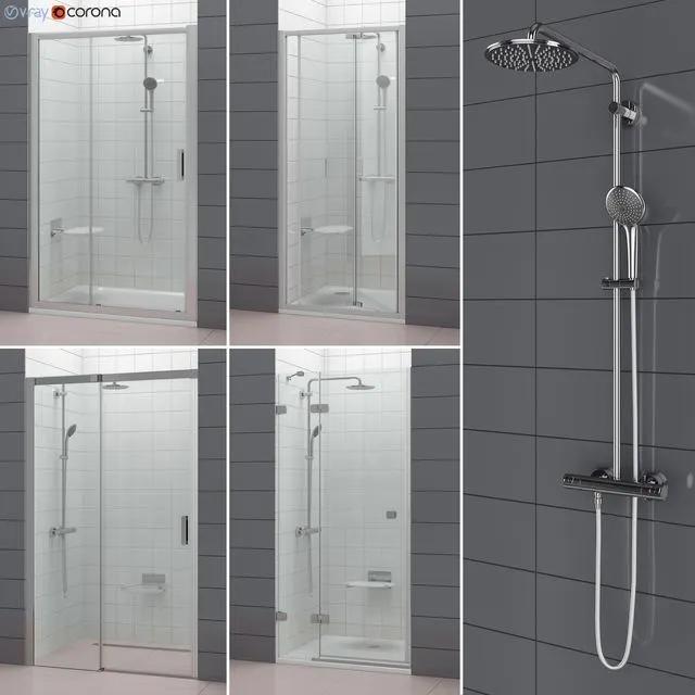 Set of shower doors RAVAK set 52 