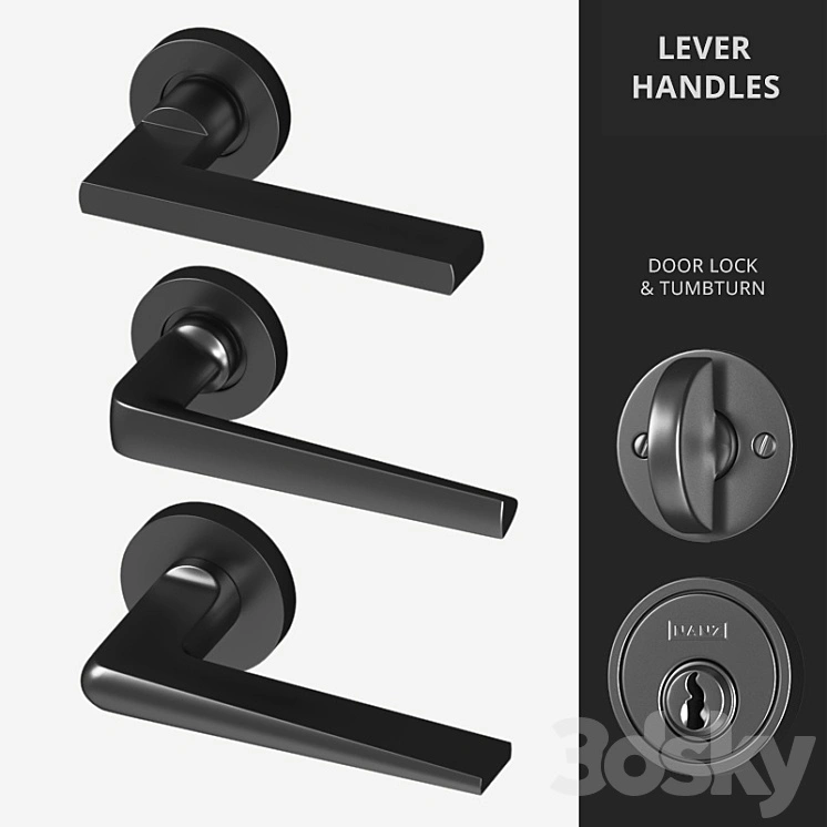 Door Lever Handles Nanz N ° 2065, 2085, 2079 