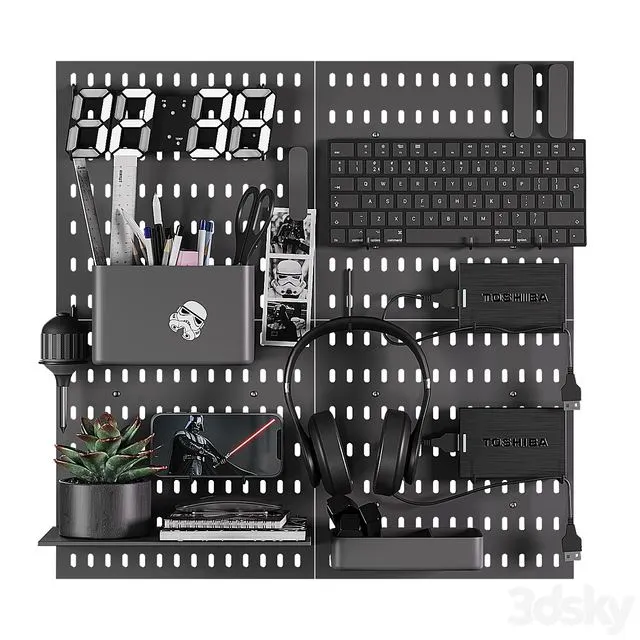Wall stationery organizer 3 