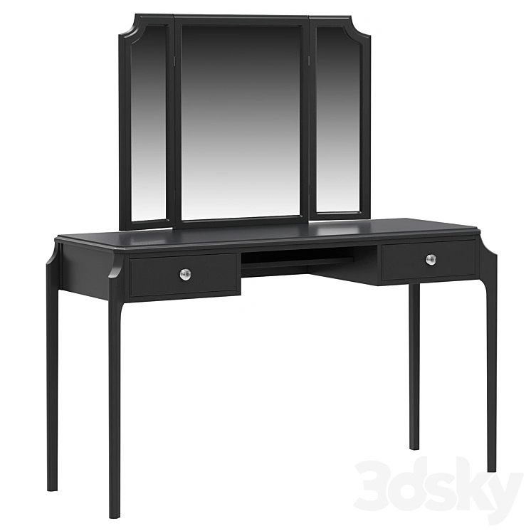 Dantone Home Le Visage dressing table with drawers and mirror 