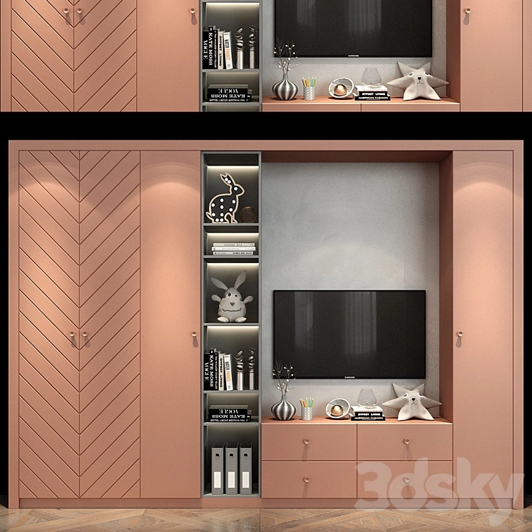TV Wall 0334 