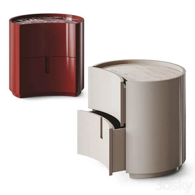 Meridiani Johnny Bedside Table 