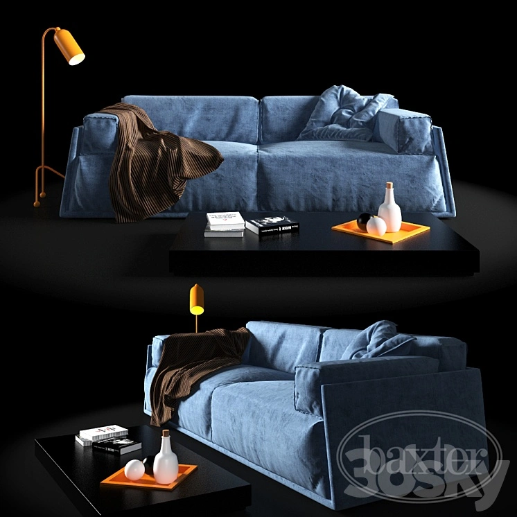 HARD & SOFT SLIM SOFA 