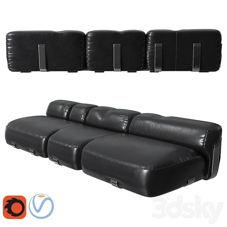 Vincenzo De Cotiis Sofa DC0705A 