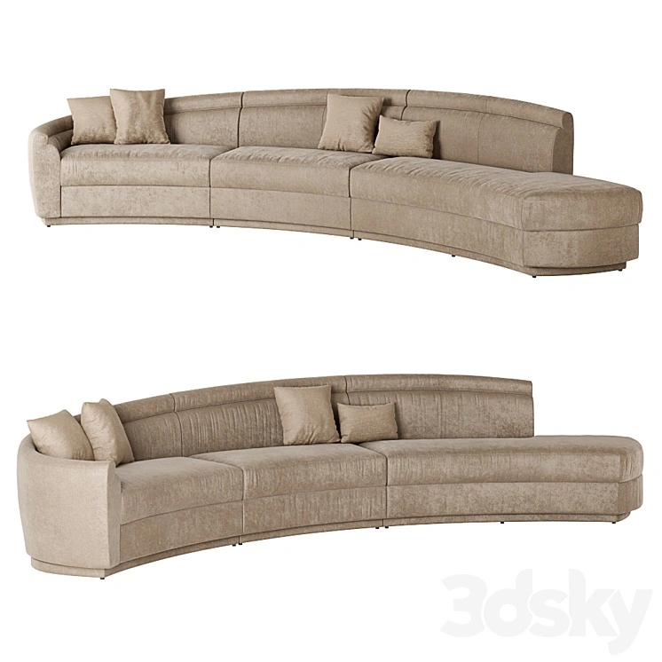 Interlude Home Capri Sectional Plinth 