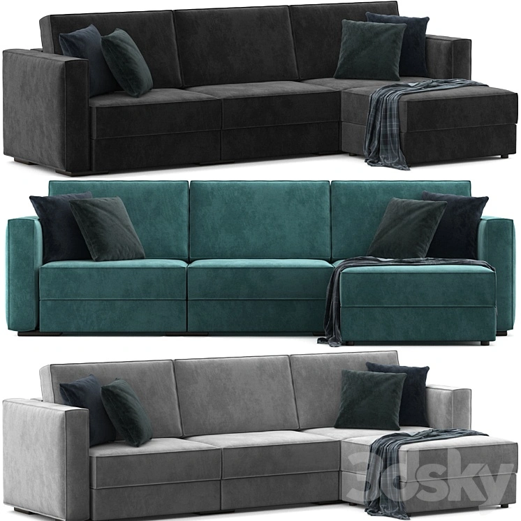 Hero 4-sectional Casanova seawave Askona 
