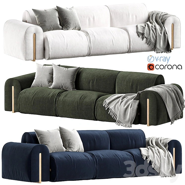 COLLE 3 seater Sofa by Natuzzi Italia 