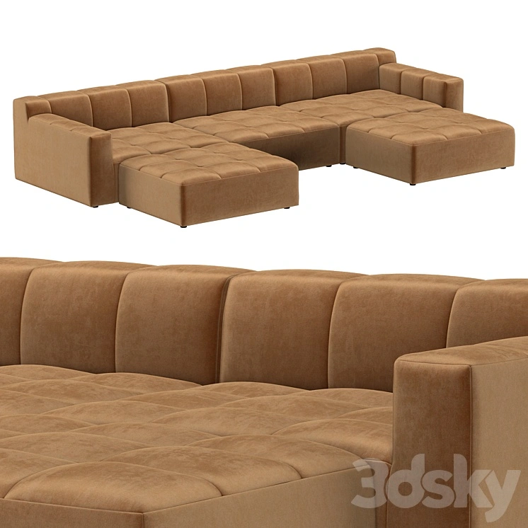 BURANO MODULAR CUSTOMIZABLE SECTIONAL 