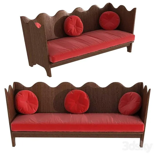 Axel Einar Hjorth three seat sofa 