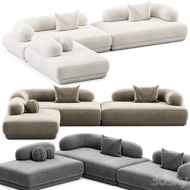 BUMPER Sectional sofa (several color) 