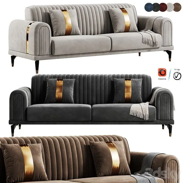 FH 5020 Luxury Italian Sofa 