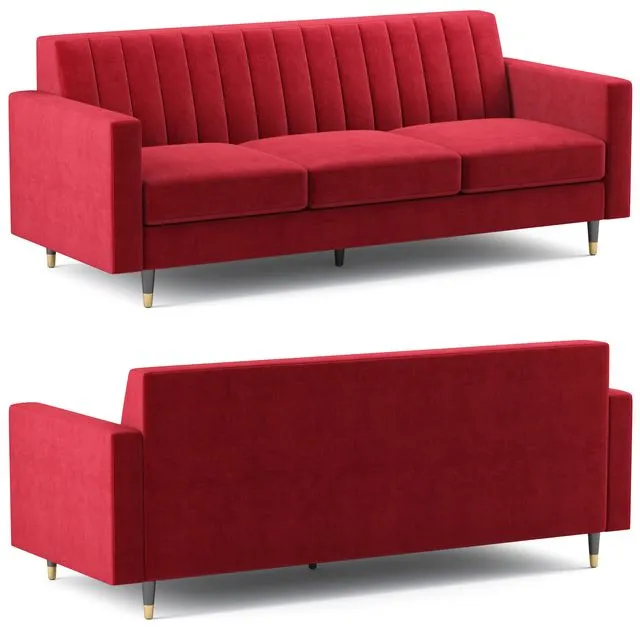 Lola Velvet Sofa Meridian Furniture 
