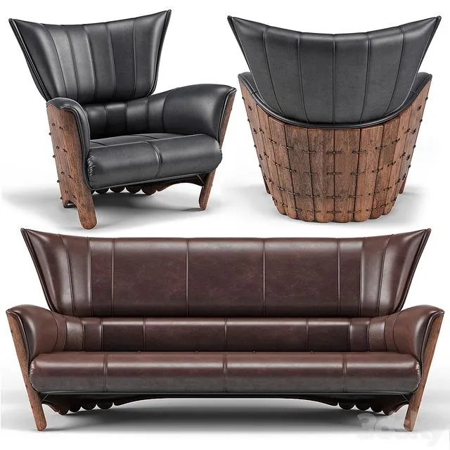 Moorea 3 Seater Sofa, Moorea Armchair 