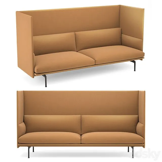 Muuto Outline Highback Sofa 