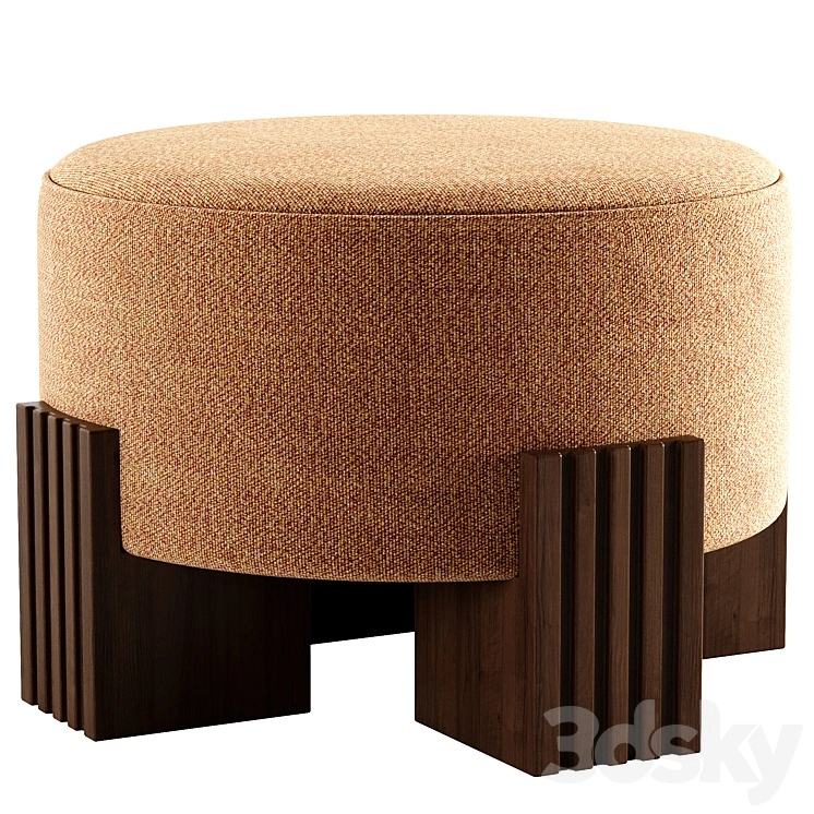 CLARK Awaken Type Low fabric stool By DOME DECO 