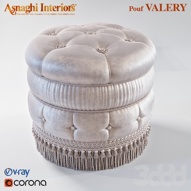 ASNAGHI POUF VALERY 