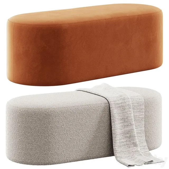 Pouf Zyl By Bolia 120 cm 