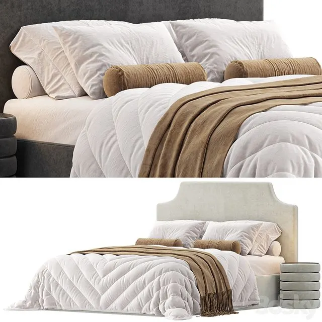 Bed Adona Floor 160 Soft Latte 