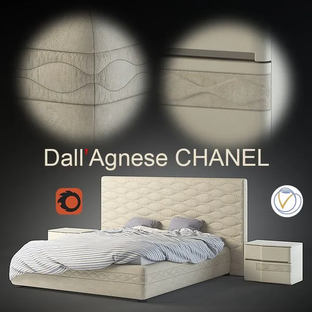 DallAgnese CHANEL, bed 