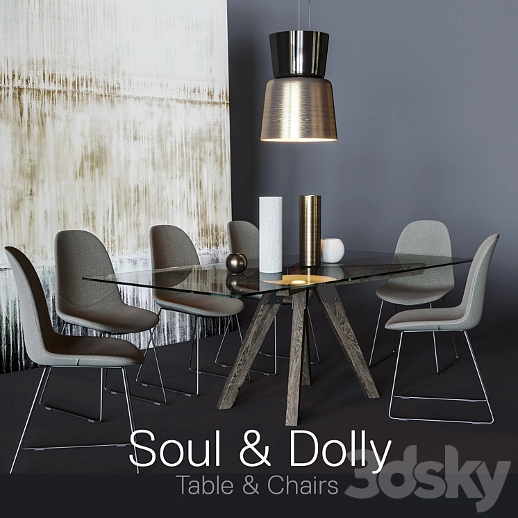 Soul Table & Dolly Chairs 