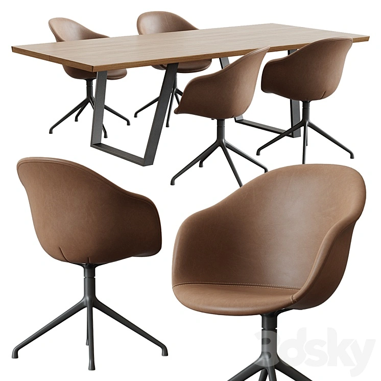 BoConcept / Vancouver Table + Adelaide Chair 