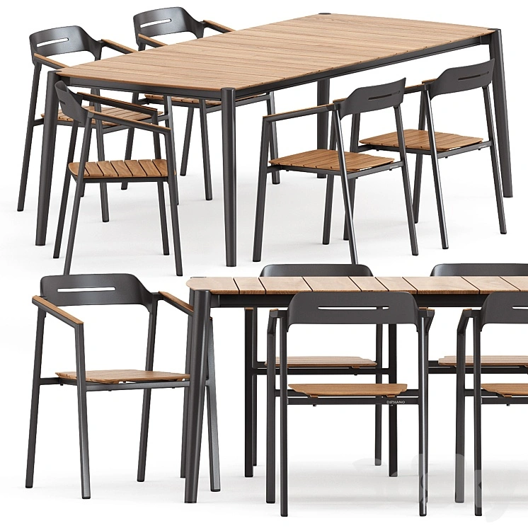 ICON ARMCHAIR and ICON DINING TABLE 89 by akulaliving 