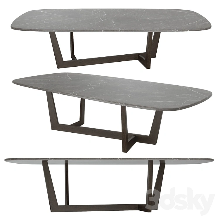 Bonaldo 'art wood' Barrel Tables 