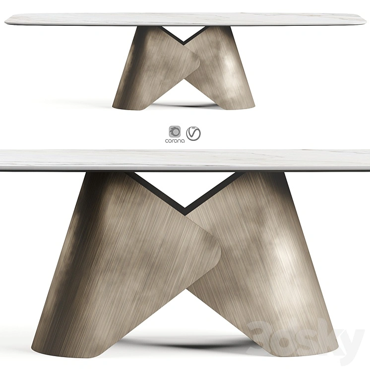 Cattelan Scott 2023 Ceramic Table 