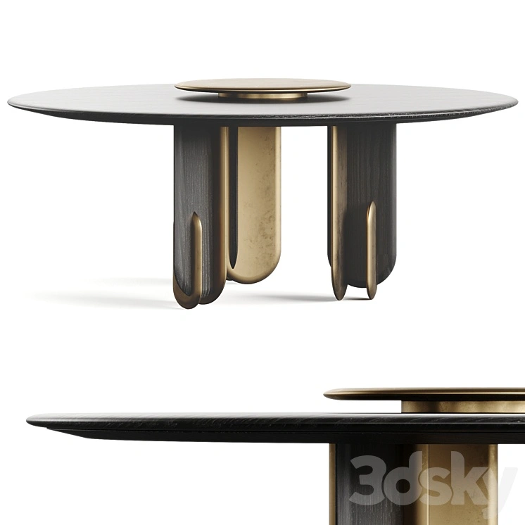 Laura Meroni Talento Round Dining Table 