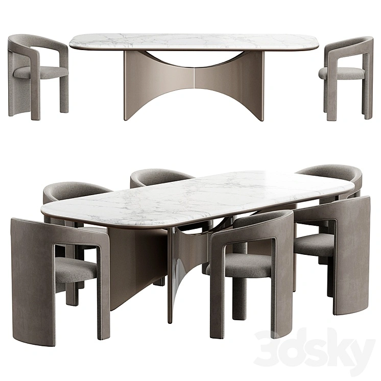 Chair Holt Konyshev Turri Blues Table 