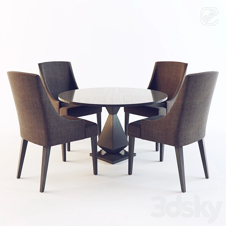Modern Table and Chair 