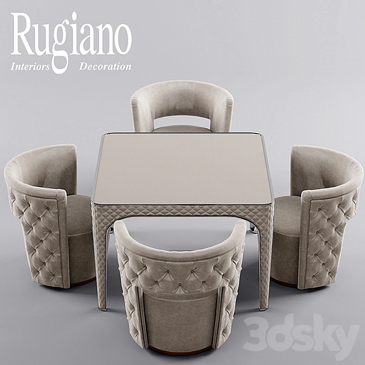 chair and table rugiano Giotto 