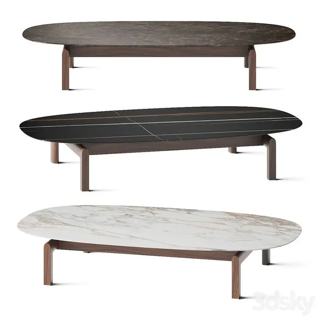 Porada Quay Ovale Coffee Tables 