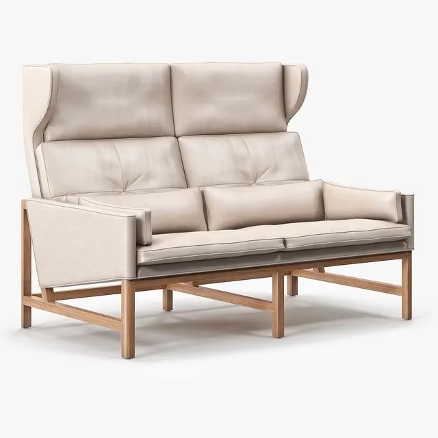 BassamFellows CB 522 Wing Back Settee 