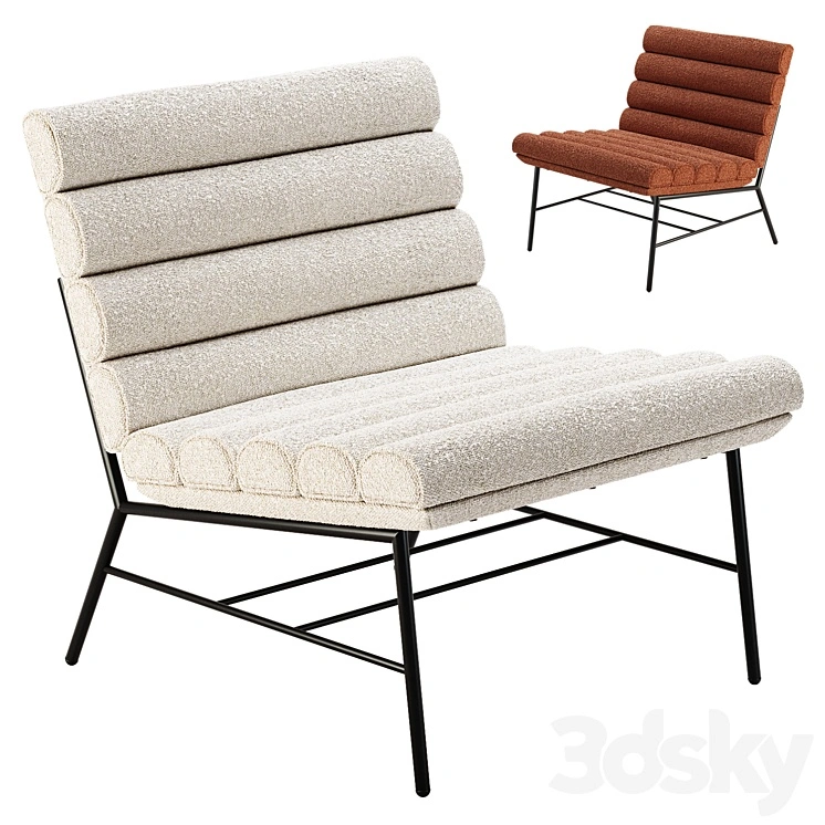 Pan Flute Armchair by Saba Italia 
