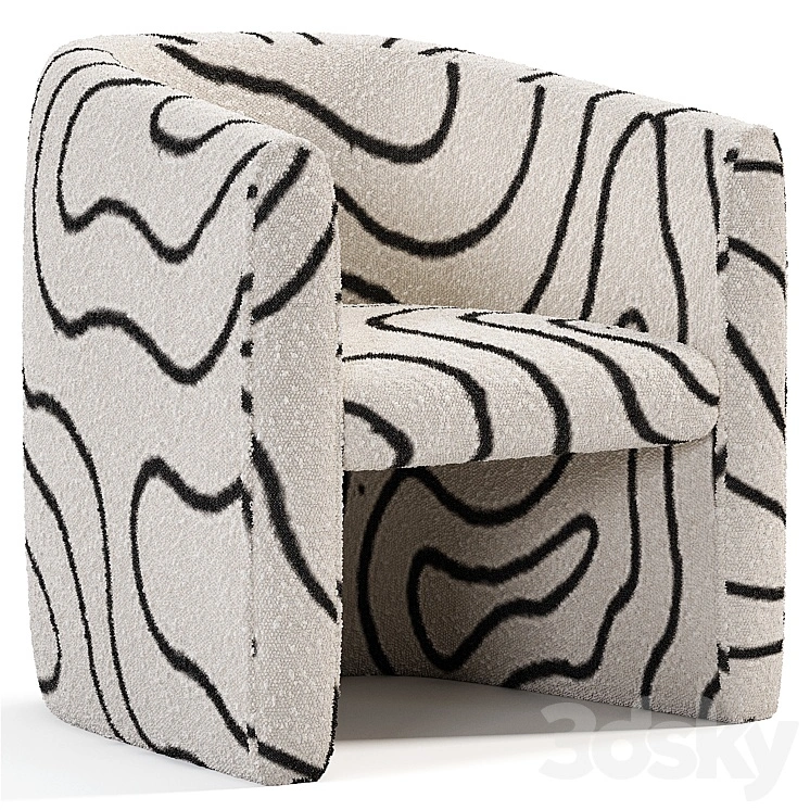 Senderos Wool Chair By Diego Olivero Studio 