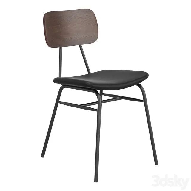 Aeon Black Faux Leather Dining Chair 
