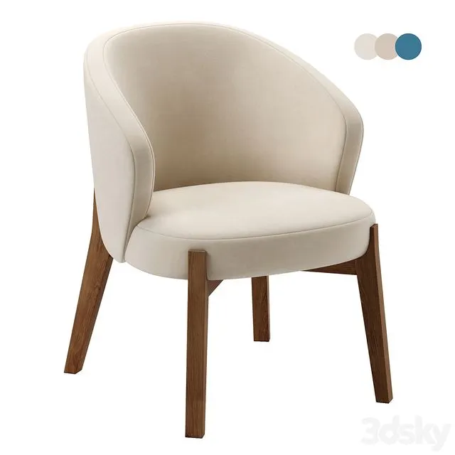 Armchair Astoria, Morris Buckle white 