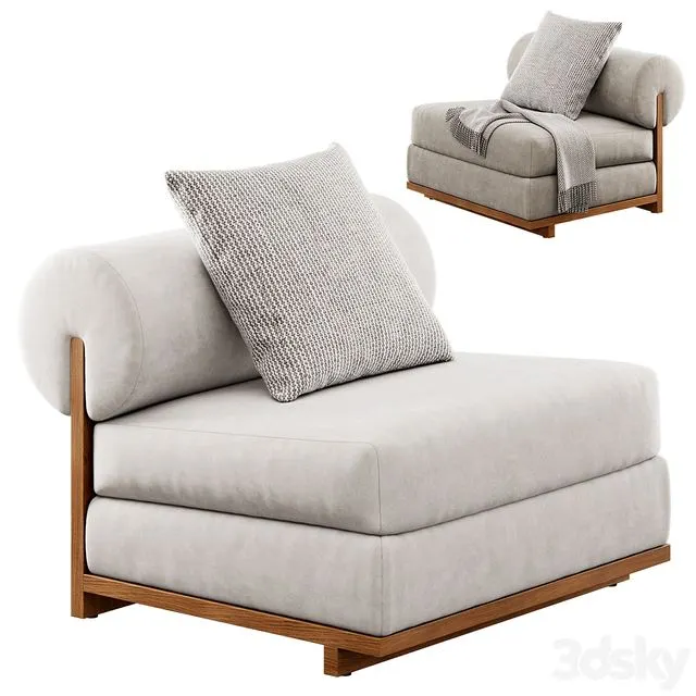 Moving Mountain Slipper Chair 