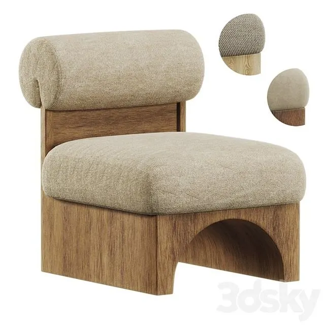 Velvet Pamela Accent Chair 