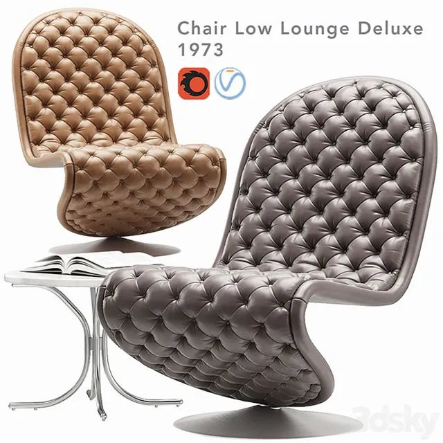 Verpan system 123 lounge chair 