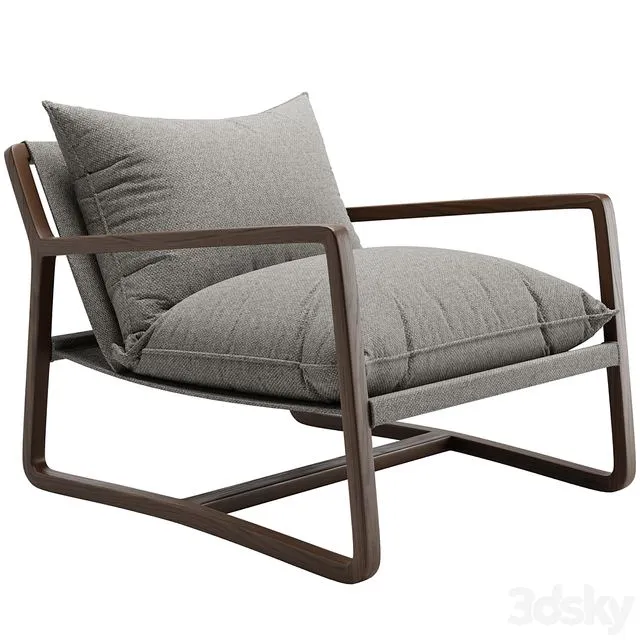 Crate & Barrel Polly Ivory Accent Chair 