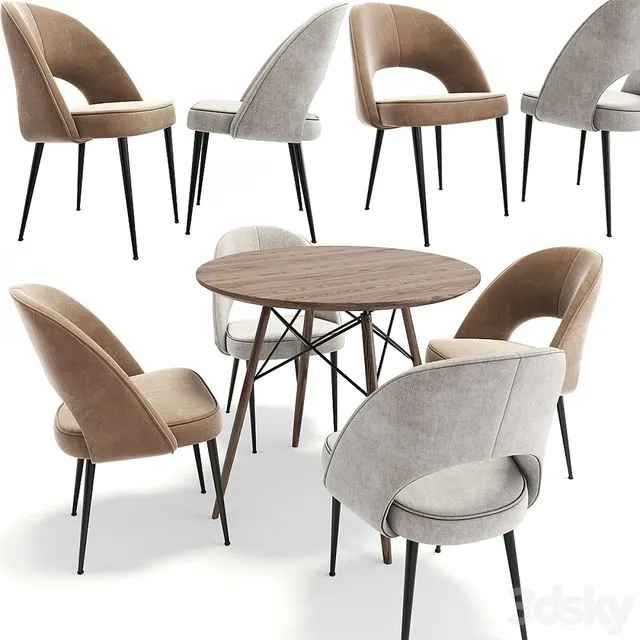 Dining Chair Set 08 