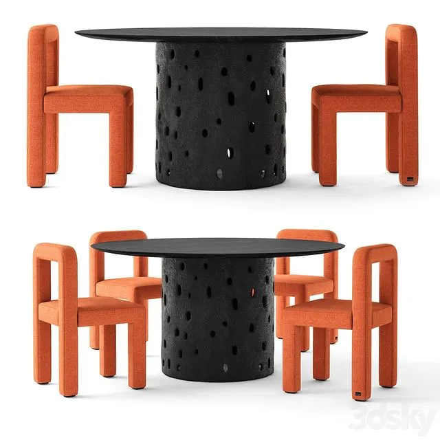 Faina Design Toptun Chair and Ztista Table 