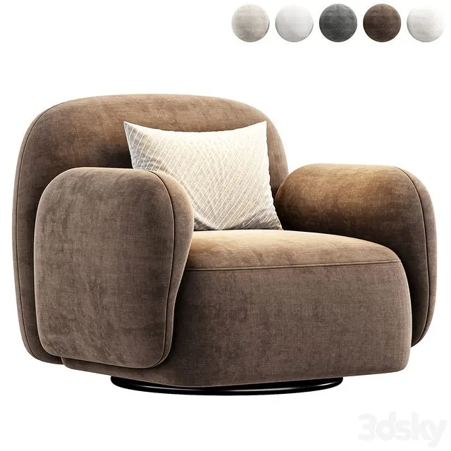 Giddings Swivel Chair Knoll Camel By Highfashionhome 