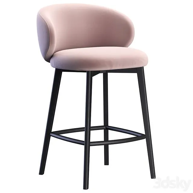 Bar stool Tuka Wood Cb 