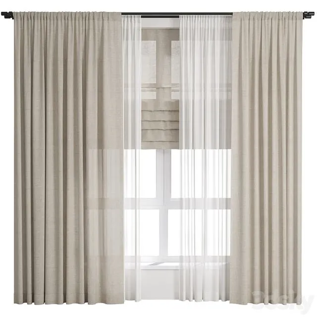 Curtain 50 Curtains linen 